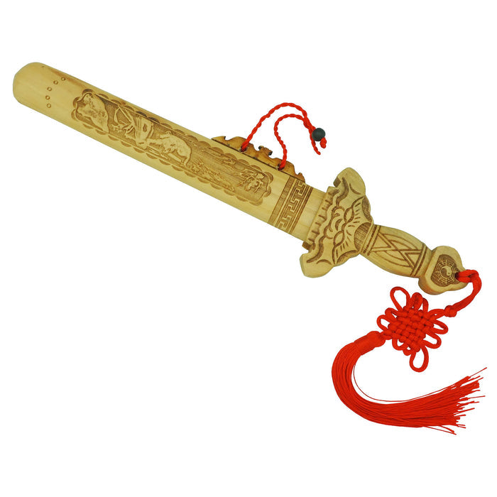 11.5″ Genuine Peach Wood Seven Stars Sword