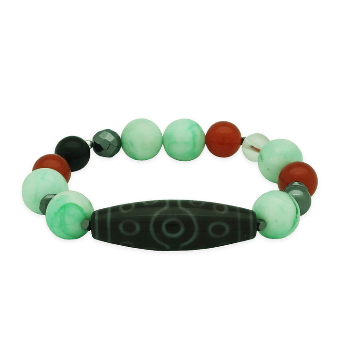 15 Eye Dzi Bracelet for Windfall