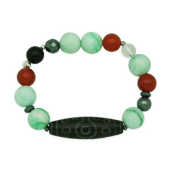 15 Eye Dzi Bracelet for Windfall