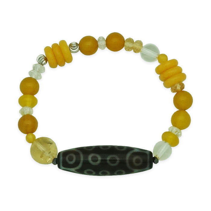 21 Eye Dzi Bracelet for Power Magnification