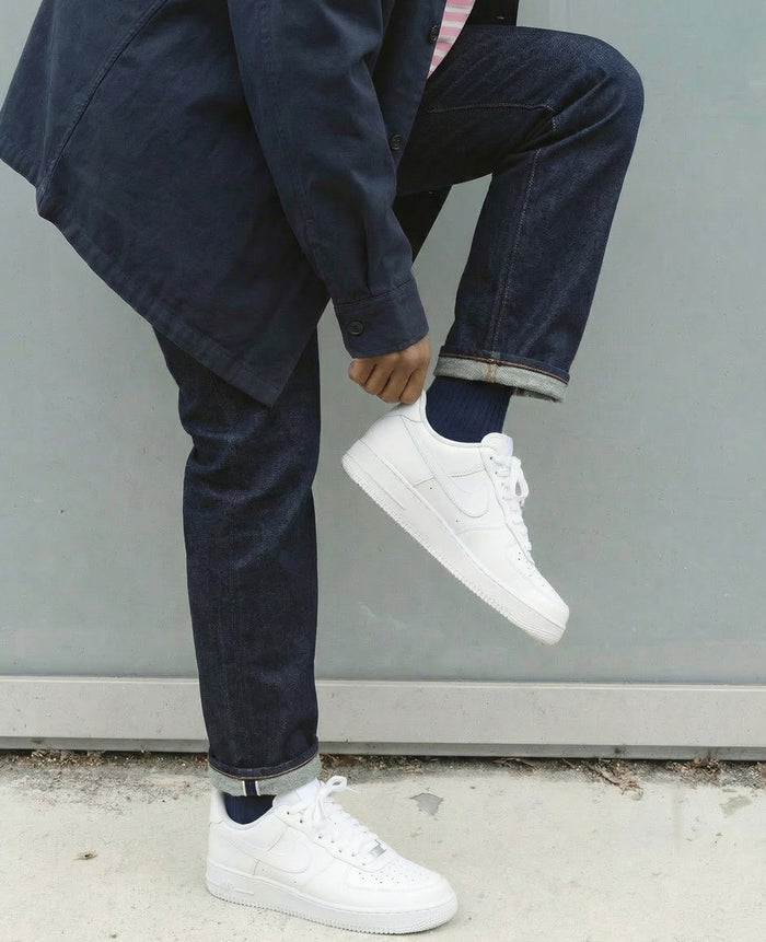 3-pack Originals Fine Rib Socks Navy / White / Orange