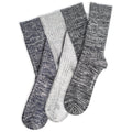 3-pack Relax Heavy Rib Supermelange Navy/Grey/Black