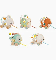 Animal Pull-Along Bead Maze