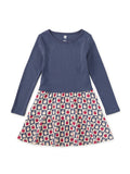 Apple Tiered Skirted Twirl Dress