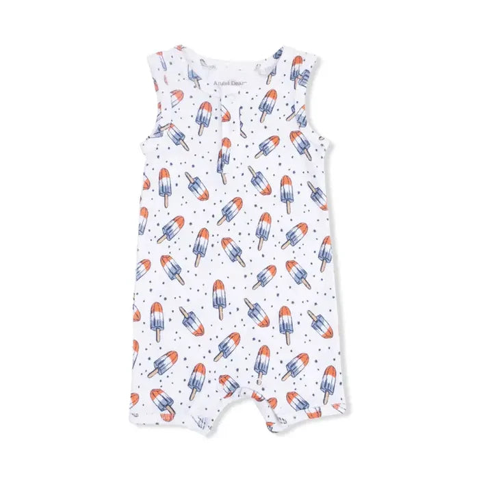 Astro Pop Henley Shortie Romper