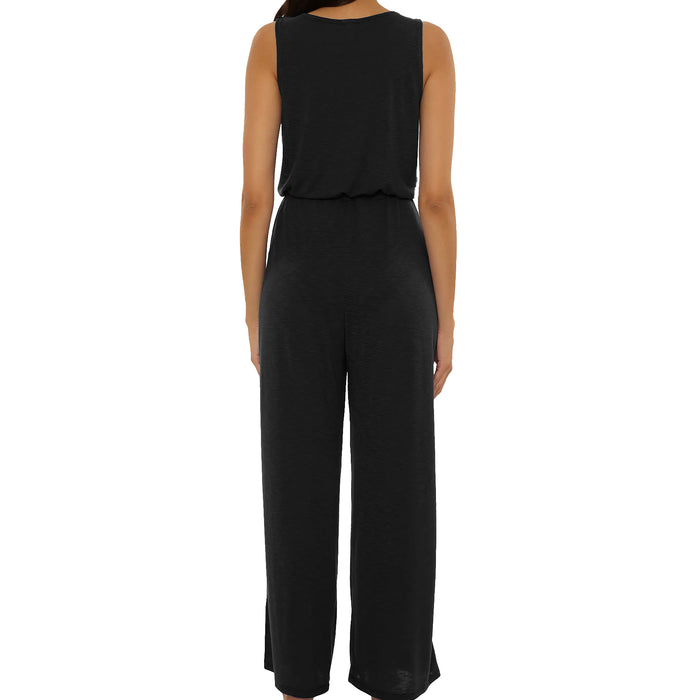 Becca Breezy Basic Jumpsuit Cover Up 3752671 Black Back
