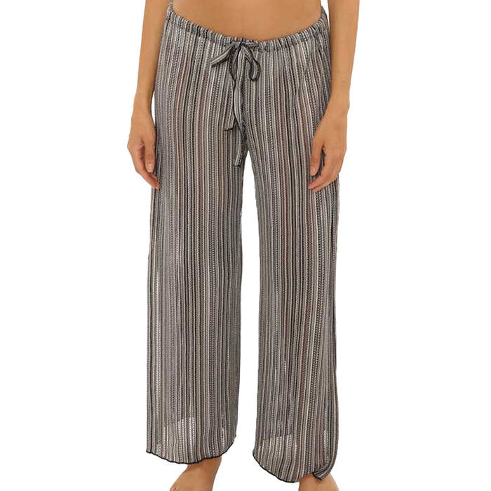 Becca Seaside Split Pant Cover Up 1051671 Black Front