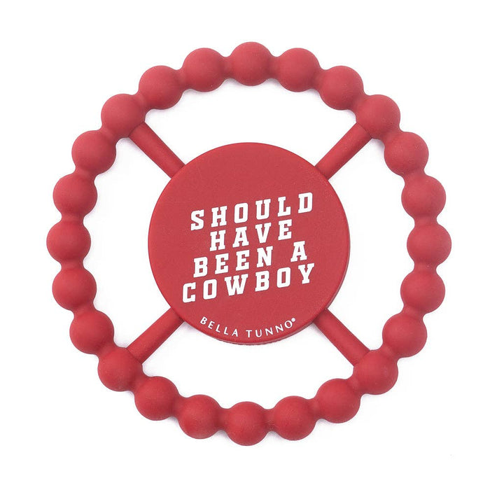 Bella Tunno - Cowboy Happy Teether: Red