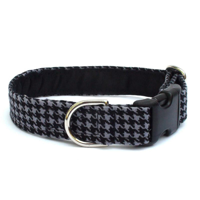 Black & Gray Houndstooth Collar