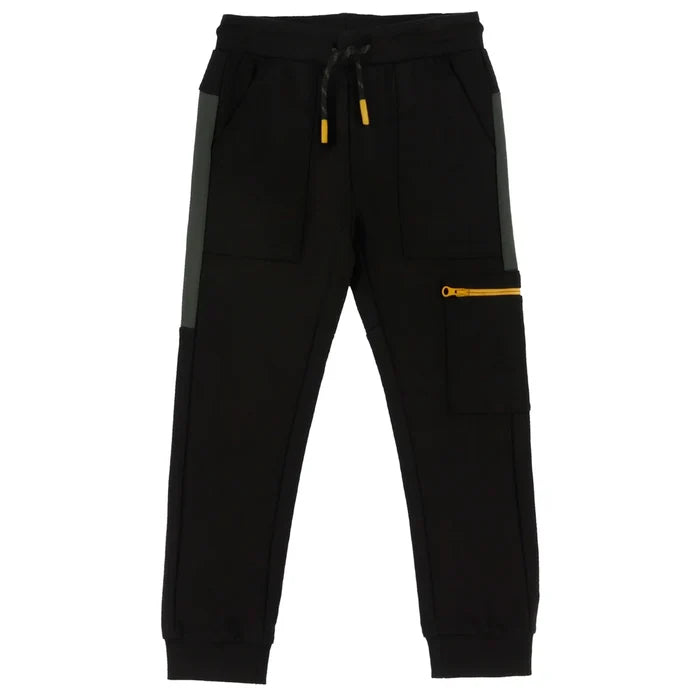 Black/Green Sweatpants