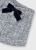 Blue Boucle Shorts