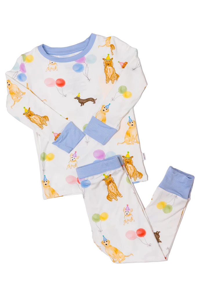Blue Dog Party 2 pc. Pajama Set