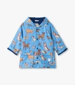 Blue Little Pups Rain Coat
