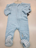 Blue Stripe Footie