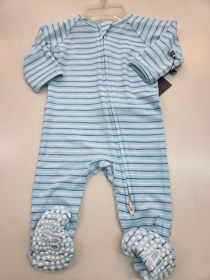 Blue Stripe Footie