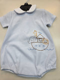 Blue Stripe Noah's Ark Bubble