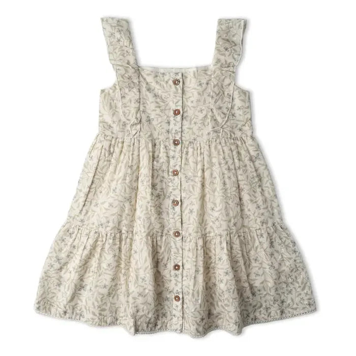 Bluebelle Flutter Button Tiered Dress