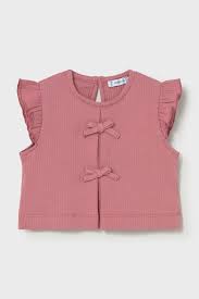 Blush Front Bows Shirt