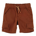 Brown Denim Shorts