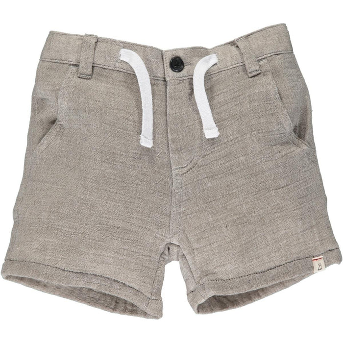 Brown Gauze Shorts-Crew