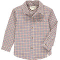 Brown/Beige Plaid Button Shirt