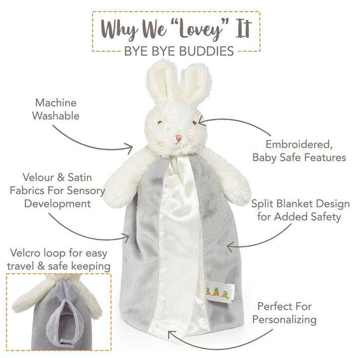 Bunnies By the Bay - Bloom Bunny Bye Bye Buddy-Grey