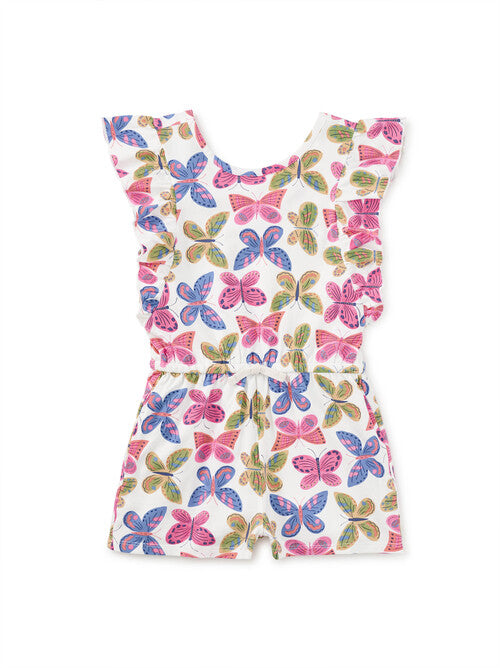 Butterfly Flutter Sleeve Romper