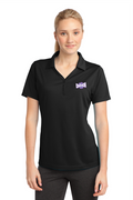 *CLASSIC STYLE* Women's Polo w/ Purple Embroidered Logo