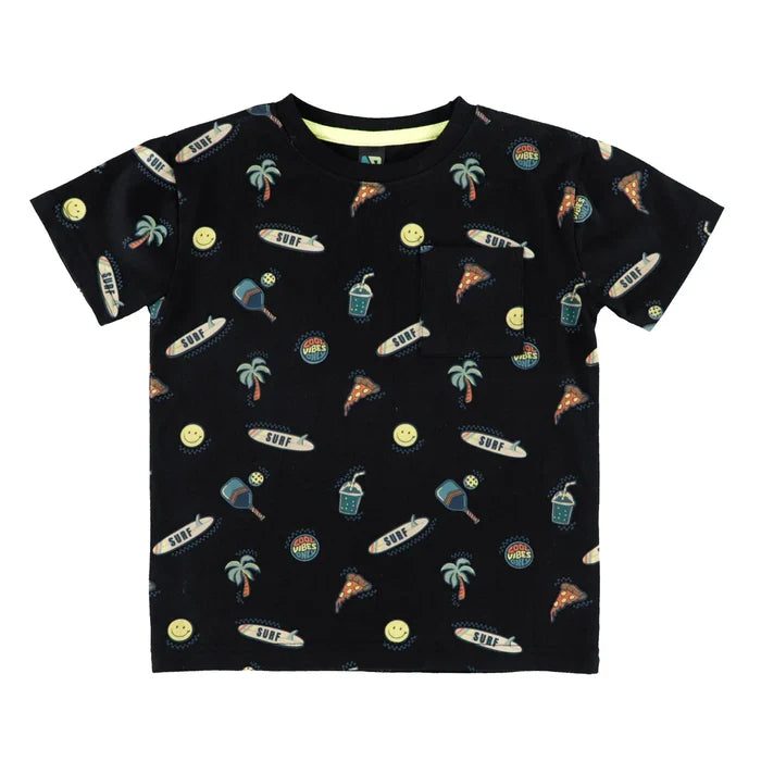 Cool Vibes Only Print T-shirt