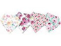 Copper Pearl Bloom Bandana Bib Set