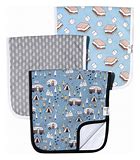 Copper Pearl Bridger Burp Cloth Set