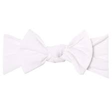 Copper Pearl Dove Knit Headband Bow