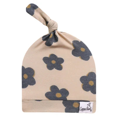 Copper Pearl Gemma Top Knot Hat
