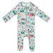 Copper Pearl Snowy Slopes Zip-Up Footie-3/6 month