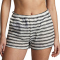Cover Me Cape Britton Shorts Coverup 26052854 Black Sand White Stripe Front