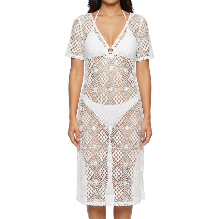 Cover Me Diamond Beach Coverup 26057029 Off White Front