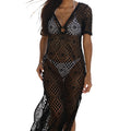 Cover Me Diamond Beach Coverup 26057084 Black Front