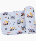 Crayon Construction Muslin Swaddle Blanket