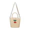 Crochet Cherry Basket Bag