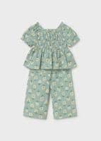Daisy Print Pant Set