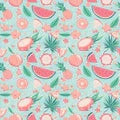 Dragon Fruit Ruffle Zipper Footie