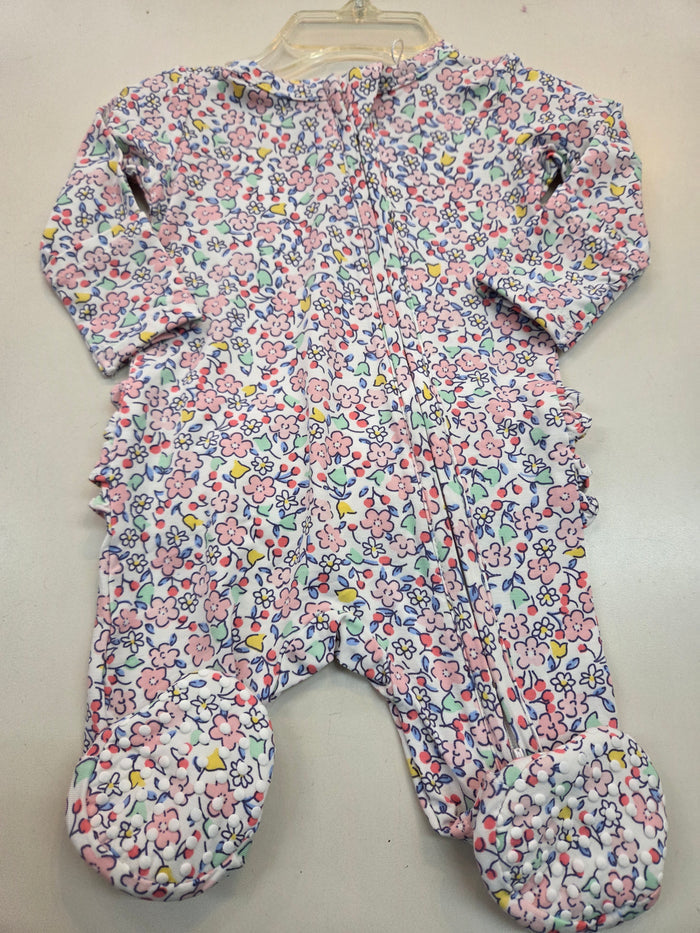 Elizabeth's Garden 2-way Zipper Ruffle Footie