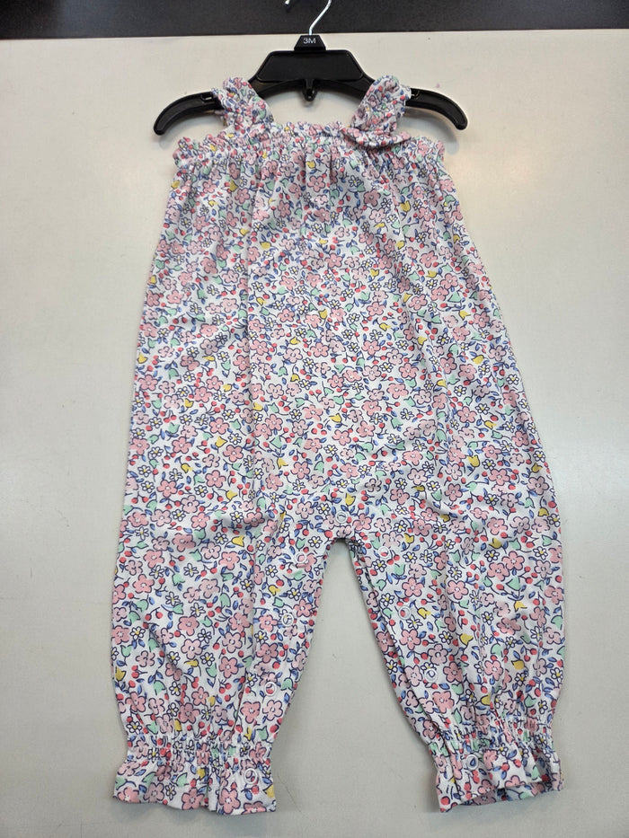 Elizabeth's Garden Ruffly Strap Overall