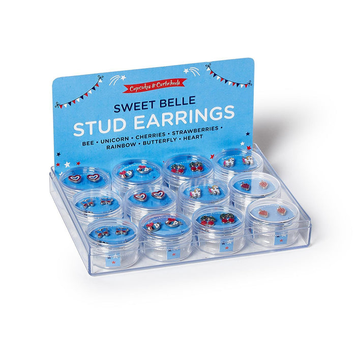 Enamel Stud Earrings-6 designs