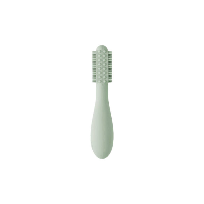 ezpz - Baby-Led™ Toothbrush (Baby 3+ months): Pewter