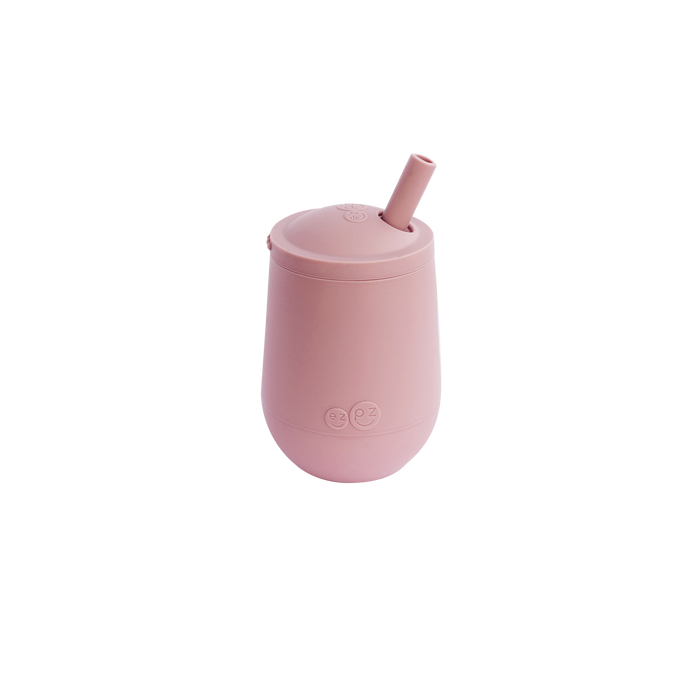 ezpz - Mini Cup + Straw Training System: Blush