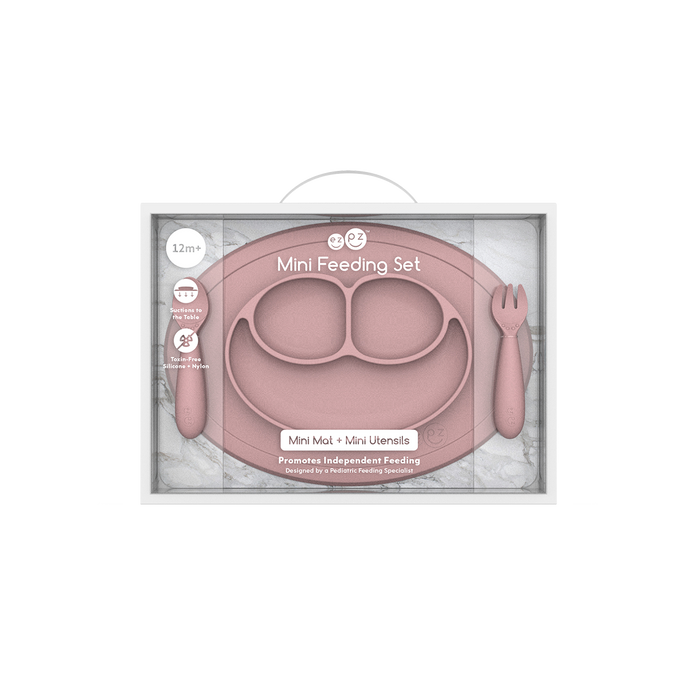 ezpz - Mini Feeding Set (Toddler 12+ months): Sage