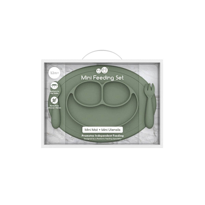 ezpz - Mini Feeding Set (Toddler 12+ months): Sage