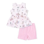 Fancy Hounds w/Bow-Short Set