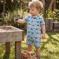 Farm Life Polo Romper